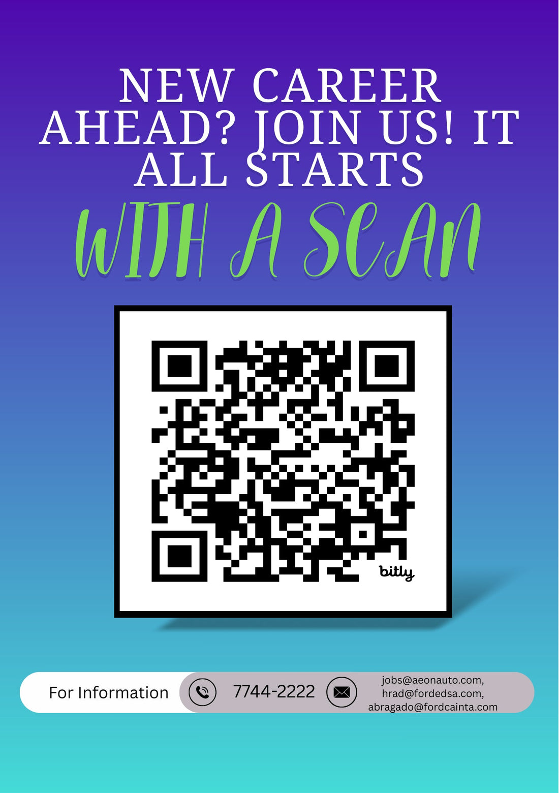 AEON Auto careers page for job seekers exploring job opportunities